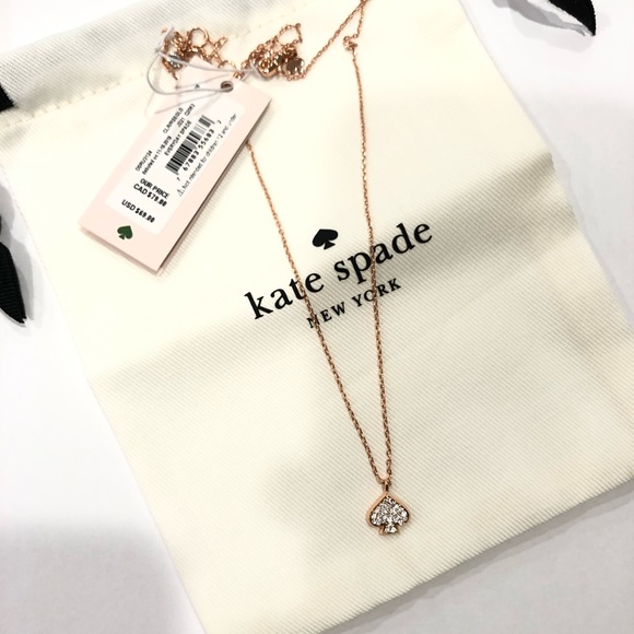 Kate Spade Everyday Spade Pave Pendant 
